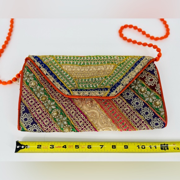 Brocade Crossbody Clutch/Purse by Indian Artisan Families, NWT - Picture 7 of 13